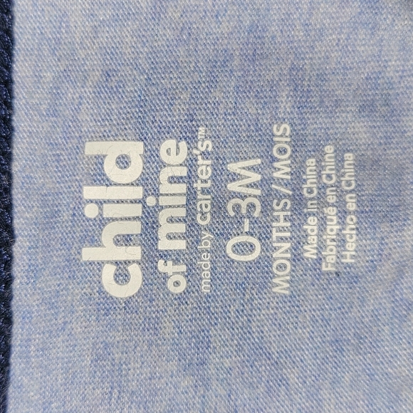 5/$25 Carter's Dinosaur One-piece Size 0-3m - Picture 4 of 6